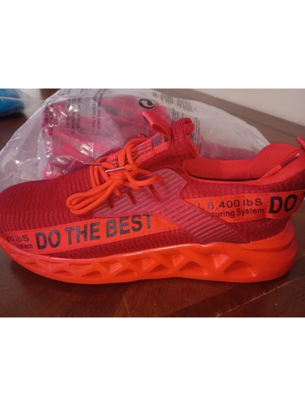 Dinggu Steel Toe Work Shoes -Red- Size 47-New